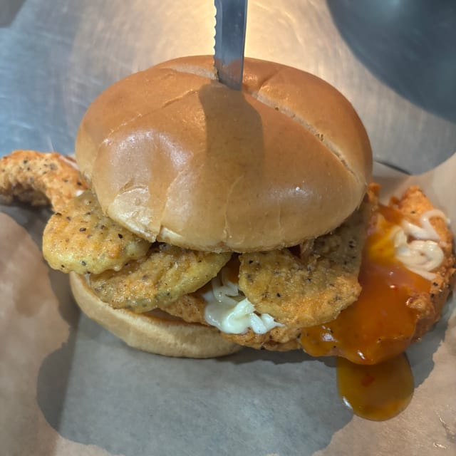 Razzle Dazzle Chicken Sandwich.