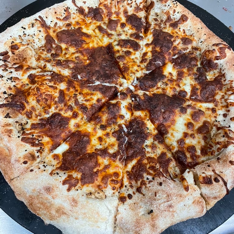 Savor Our White Pizza