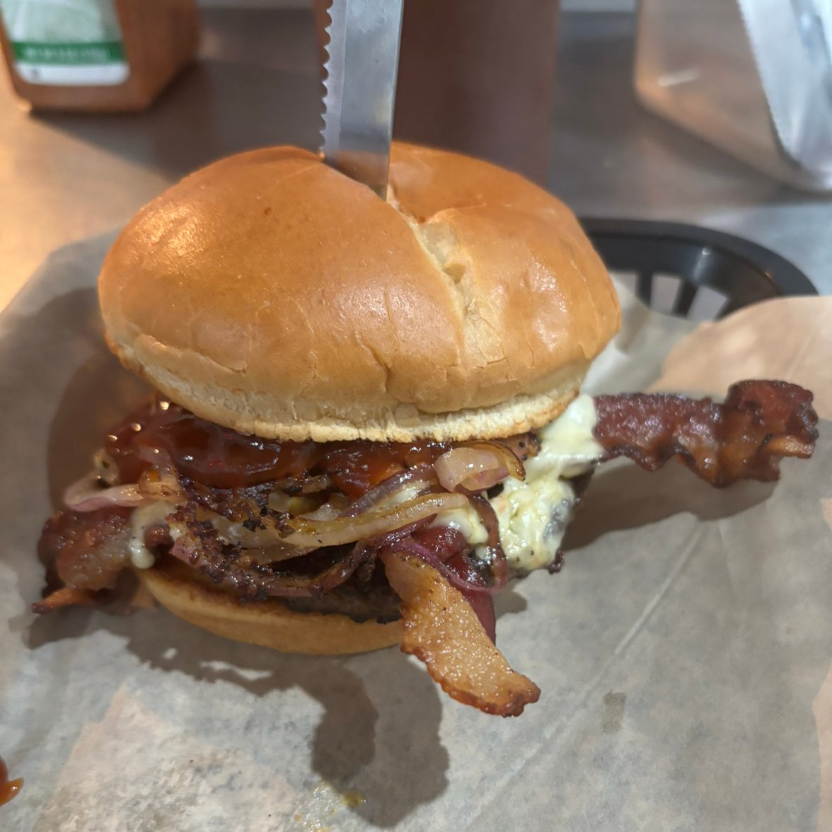 Bourbon Burger.