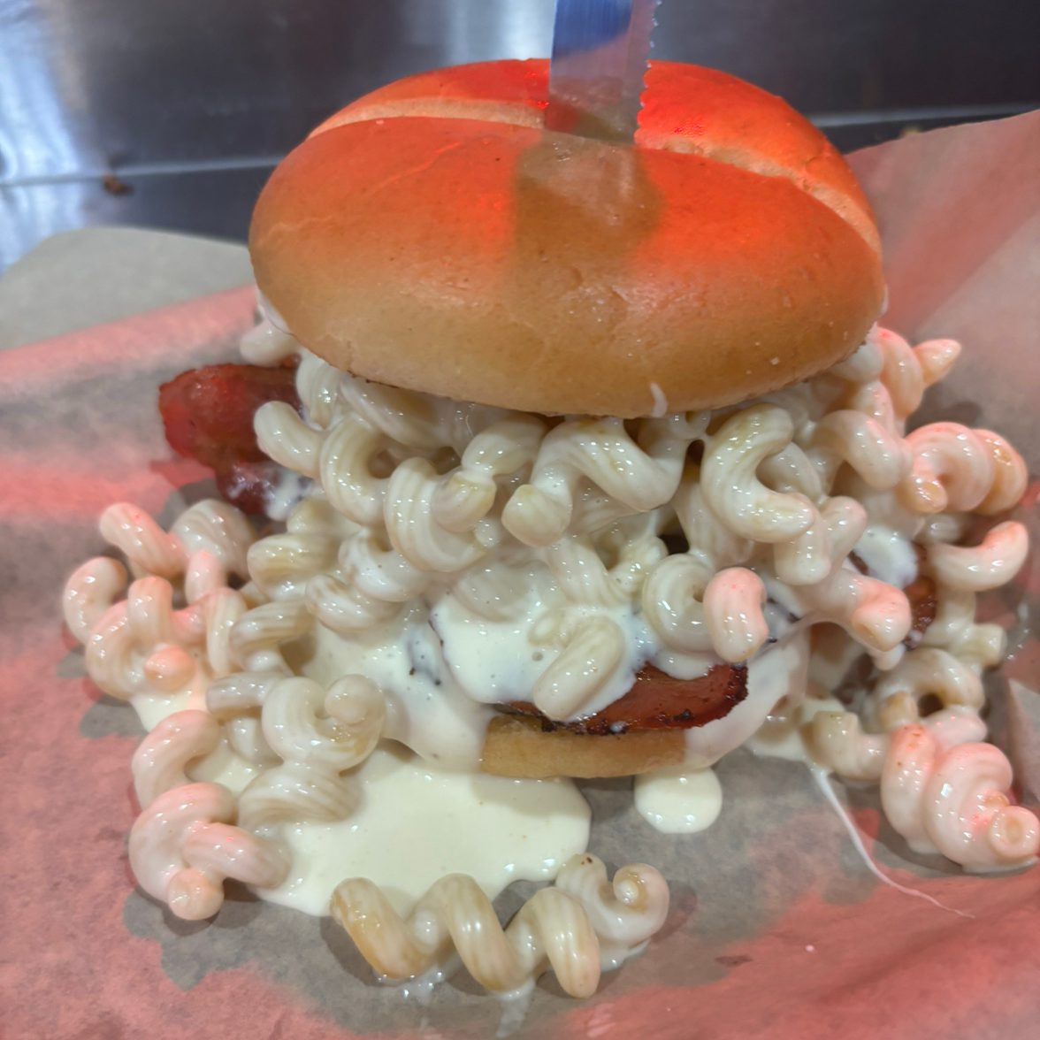 Mac Attack Burger.