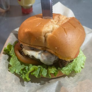 Mushroom Swiss Burger