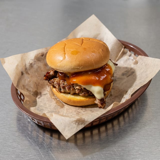 Caribbean Hog Burger.