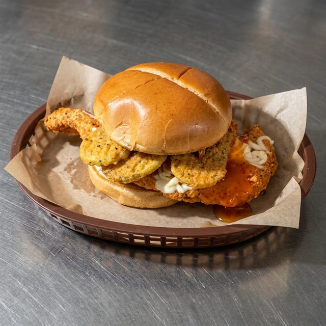 Razzle Dazzle Chicken Sandwich.