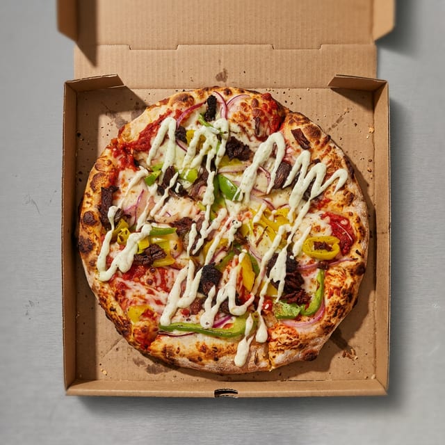 Brisket Grinder Pizza.