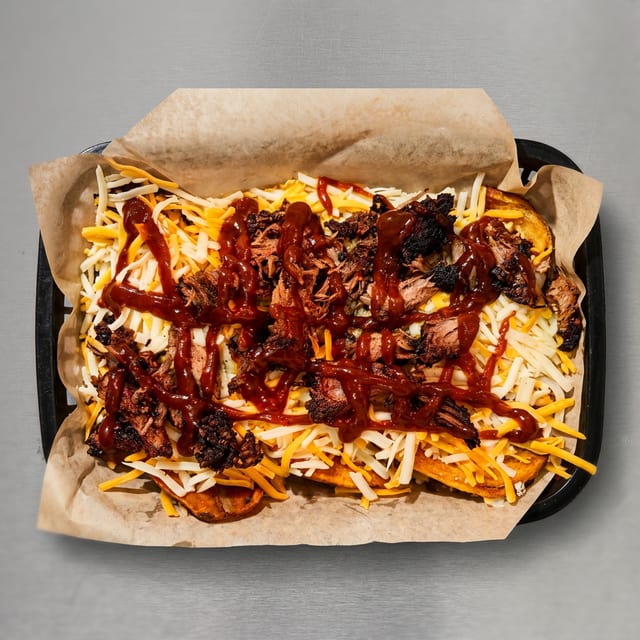 Pulled Pork Skins.
