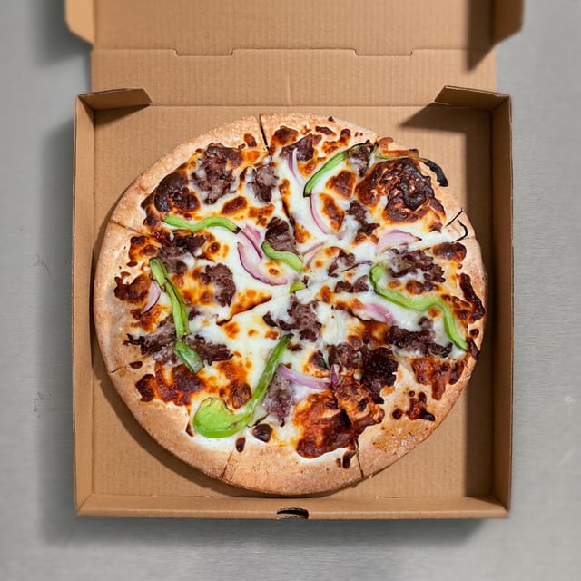 Philly Steak Pizza.