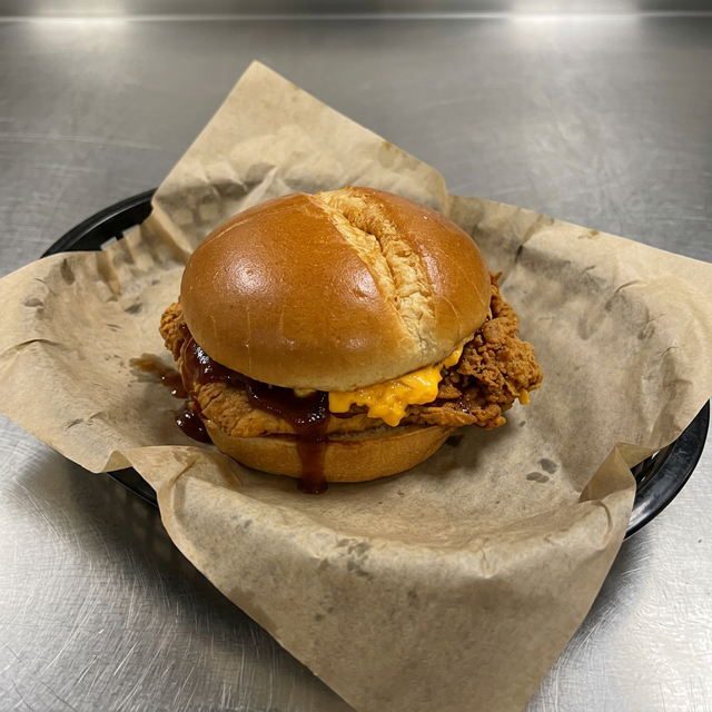 Drunken Clucker Sandwich.