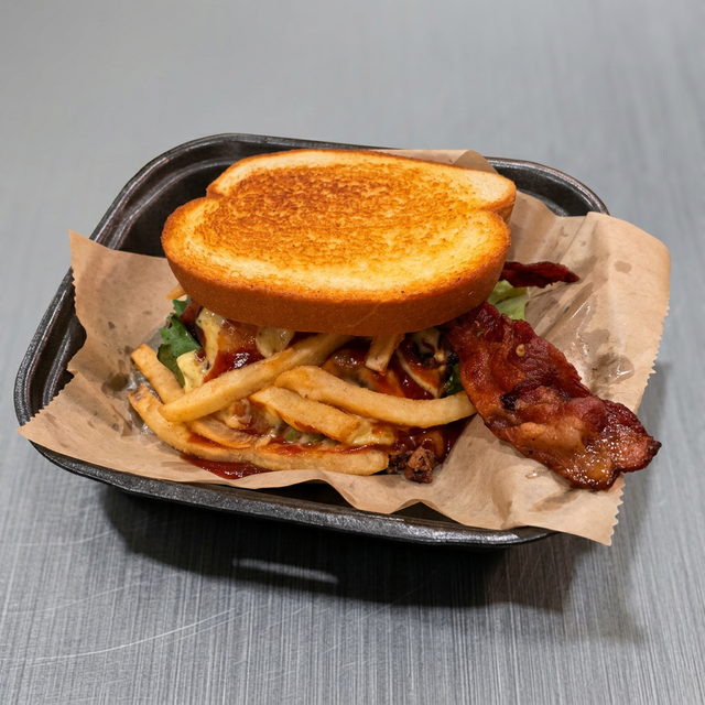 Couch Potato Burger.